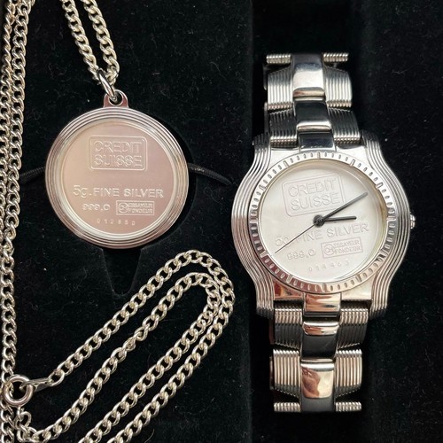 Ensemble pendentif montre