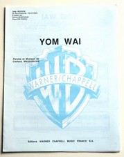 Partition vintage sheet music