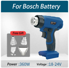 Décapeur thermique batterie Bosch 18V sans fil peinture PVC 4 embouts