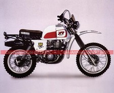YAMAHA XT 500 de Thierry SABINE 1977 XT500 Rallye PARIS-DAKAR Fiche Moto 000106