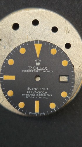 Rolex dial tritium patina - dial,