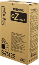RISOGRAPH S-7612E Encre Originale Noire Pour EZ200 / EZ300 / EZ370 / EZ570