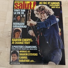 Salut n°167 17/02/82 ACDC  Giraudeau Vartan Karen Cheryl Travolta