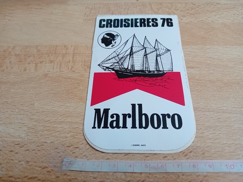 Autocollant vintage marlboro - autocollant,