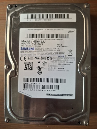 Disque dur sata - dur, 640go
