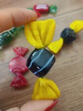 Lot 6 Bonbons En Verre De Murano Venezia Environ 7 CM Marque-Place Bonboniere