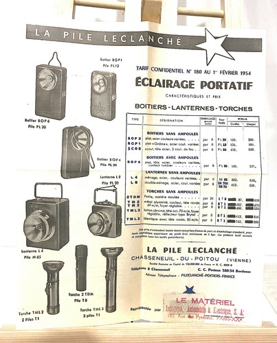 Ancienne affichette magasin - affichette,