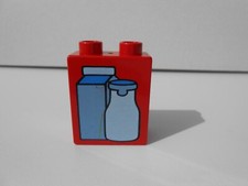 Brique de lait rouge - LEGO