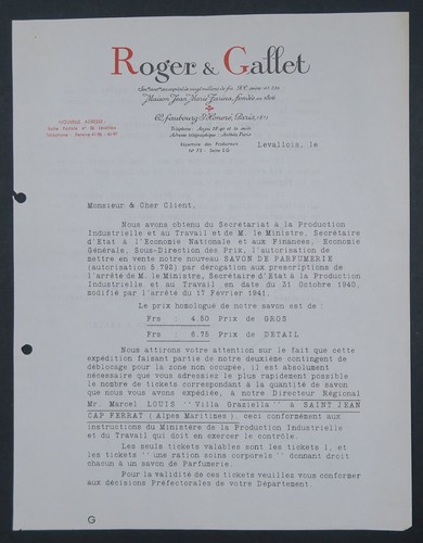 Facture roger gallet - facture,