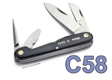C58 couteau électricien - c58, d'électricien