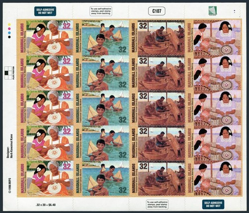 Marshall 630 sheet - ,mnh., native