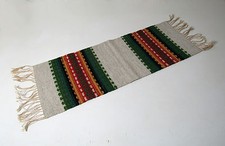 chemin de table en laine scandinave vintage 69cm