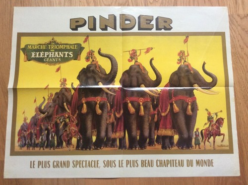 Affiche cirque pinder jean - affiche,