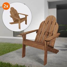 2x Fauteuil de jardin  bois