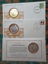 Lot de 3 Enveloppes Timbres