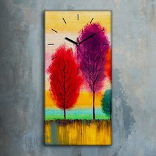 Horloge décorative sur toile