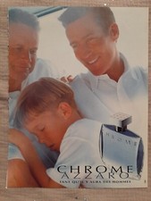 Publicité papier Parfum. Azzaro Chrome de 1998 - Perfume Ad