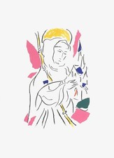 Olivier DEBRE Bénédiction de la Vierge lithographie originale sur papier Arches