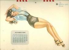 page calendrier pin-up