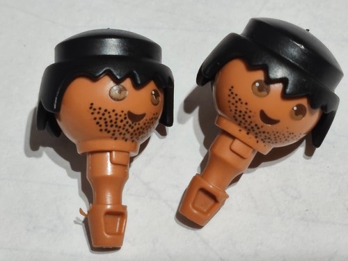 Playmobil têtes bronzées - tÊtes,