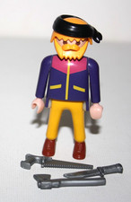 PLAYMOBIL 3844 HOMME CAMPEUR TENTE ROSE VIOLET CAMPING TRAIL BLAZER