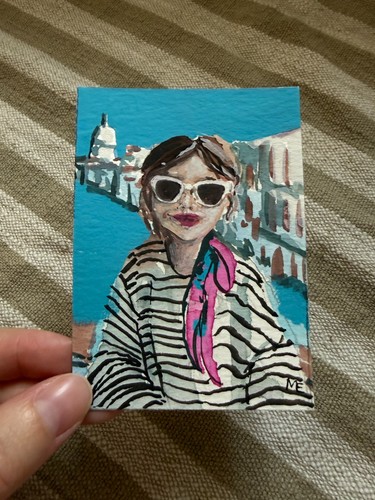 Aceo original painting - original,