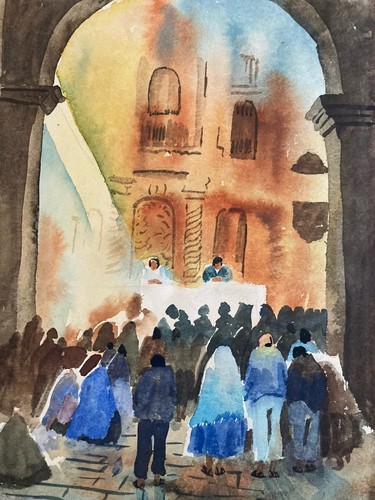 Peinture papier gouache - papier,