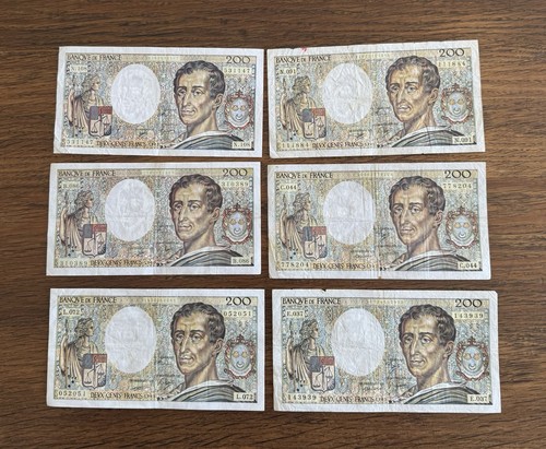 Lot billets 200 - 6, de