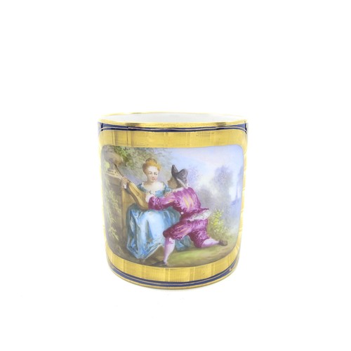 C1772 sevres gilt cobalt - sevres, cup