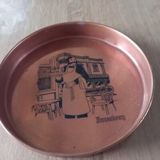 Ancien plateau en cuivre