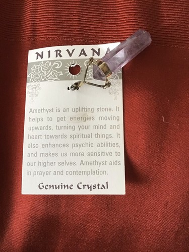 New nirvana amethyst necklace - amethyst,