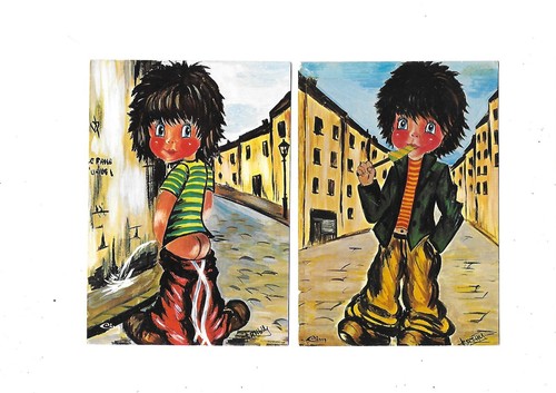 Cartes postales poulbot - cartes,