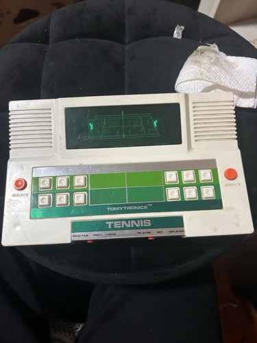 Tomytronics tennis handheld - tomytronics,