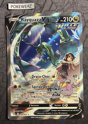 Carte pokémon rayquaza - carte, v
