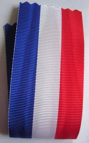 Ruban tricolore neuf x - tricolore, cm