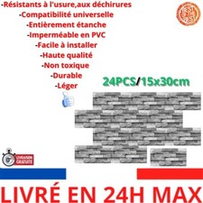 AMOYUN 24PCS Stickers Carrelage Cuisine Autocollant universel Imperméable en PVC