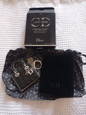 RARE Lady DIOR , Sac maquillage,Porte Clés, Bijoux De Sac Vintage Neuf
