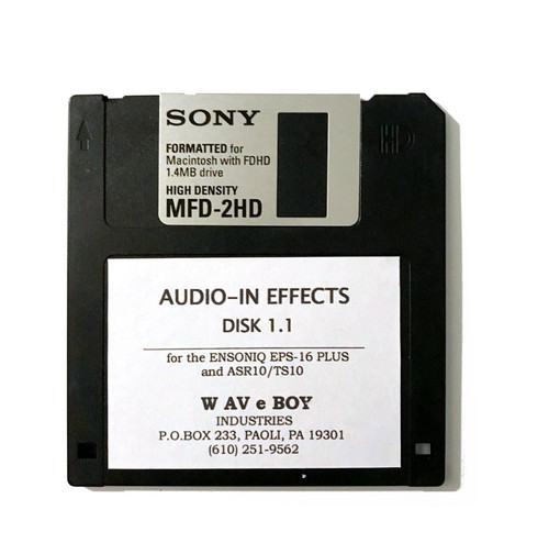 Disquette effet audio in - disquette,