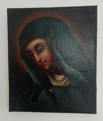 Tableau religieux ancien huile - religieux,