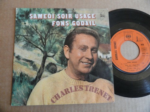 Disque 45t charles trenet - de,