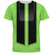 Halloween Classic Muscle Car Green Costume All Over Mens T Shirt