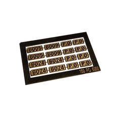 Plaques pour locomotive à