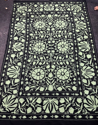Couvre lit vert clair boho - clair,