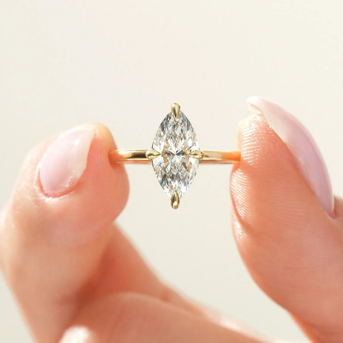 Bague mariage marquise 2 - de,