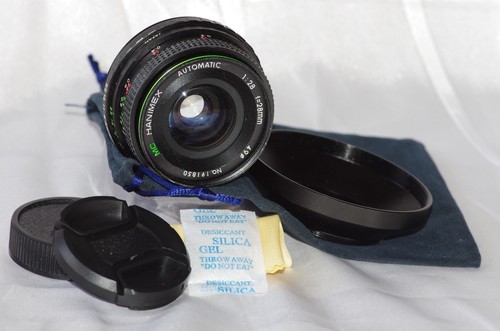 Objectif 28mm hanimex - objectif, f2,8