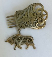 BROCHE/PENDENT/ PEIGNE