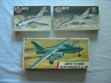 AIRFIX ILYUSHIN IL-28 MIG 21 MIG 15 1/72 Lot