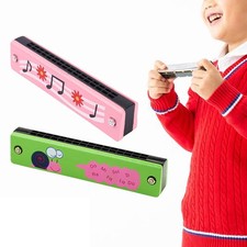 Jouet de jeu d'instrument de musique Harmonica à 16 trous, Harmonica de dessin