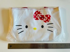 Hello Kitty Cute White Logo Handbag Tote Kids Lunch Bag gift