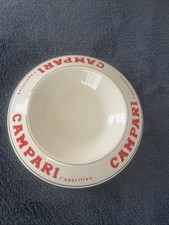 Cendrier publicitaire: CAMPARI l'aperitivo faience  Vintage bistrot bar TBE